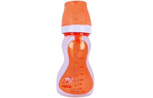 Farlin Silicone Baby Bottle 8oz for Milk (FR-090)