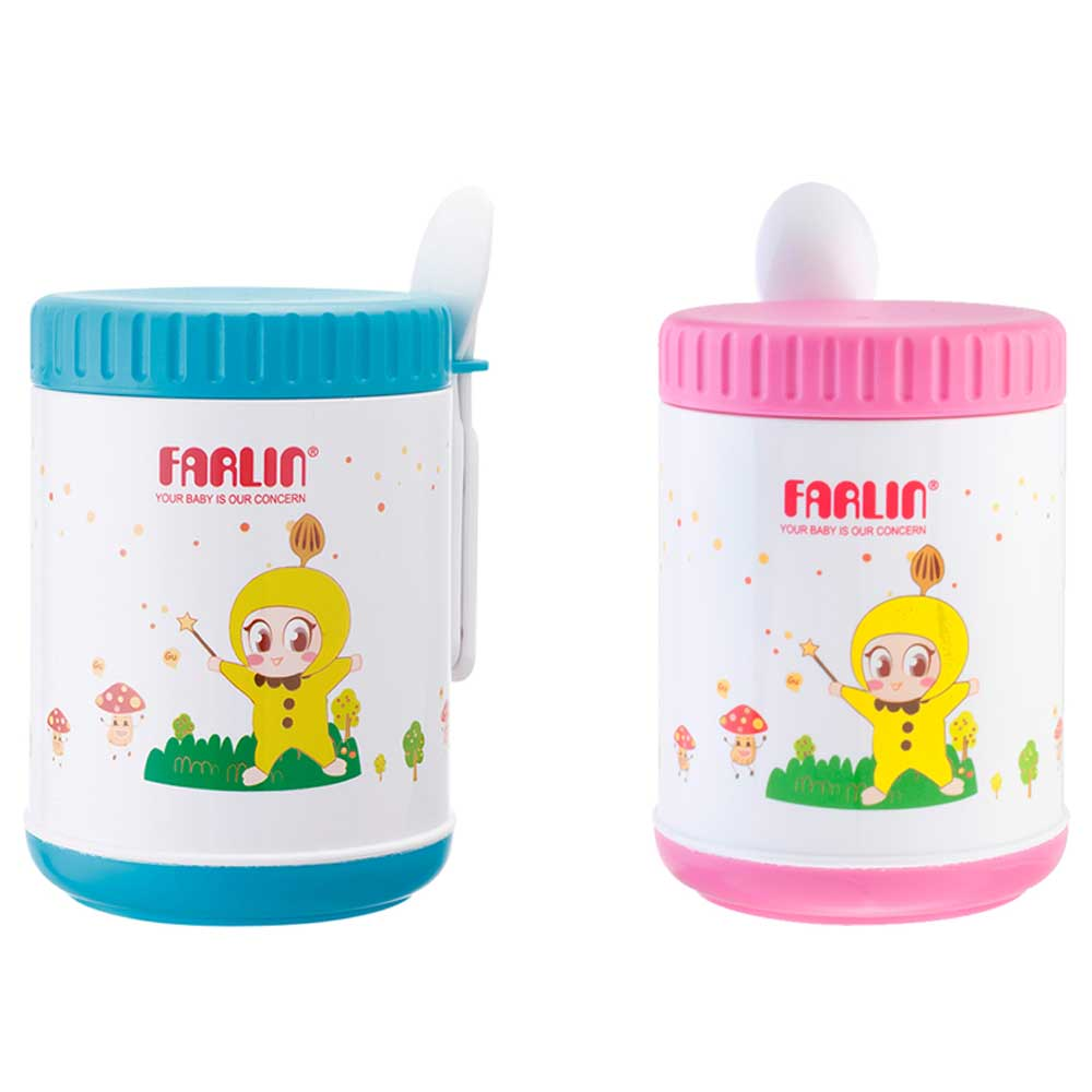 Farlin Food Container + Spoon and Fork 500ml (FR-338)