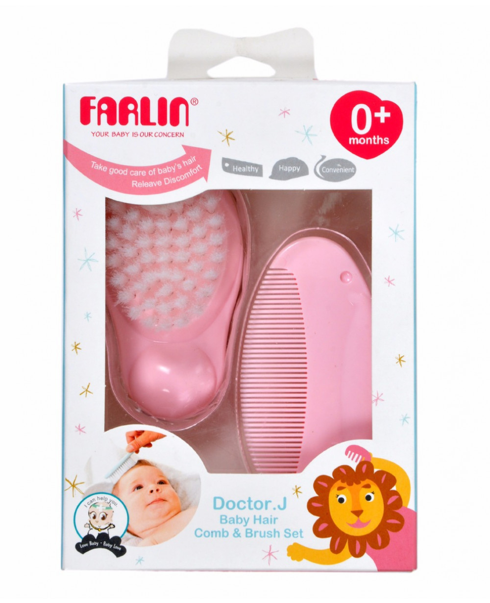 فارلين طقم مشط وفرشاة بيبي (FR-624) الصورة الرئيسية