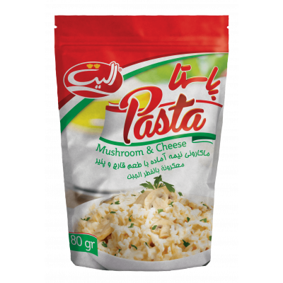 باستا الفطر والجبن