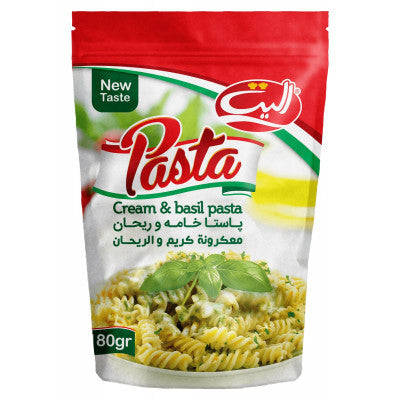 معكرونة بالكريم والريحان 180 جرام