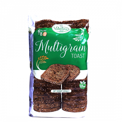 توست أسمر(الحبة الكاملة) محمص بالنخالة والحبوب 550 جرام حببة +حبة مجاناً الصورة الرئيسية