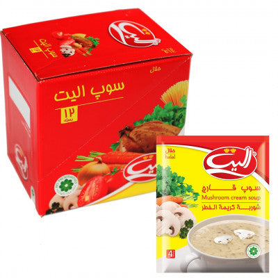 شوربة كريمة الفطر - اليت ١ كرتون ١٢ حبه الصورة الرئيسية