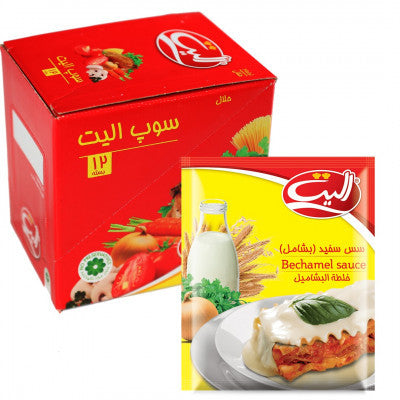 مسحوق صوص البشاميل الأبيض كرتون ١٢ حبه