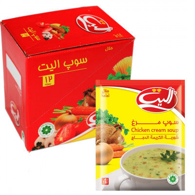 شوربة كريمة الدجاج اليت 61 جم ١ كرتون ١٢ حبه