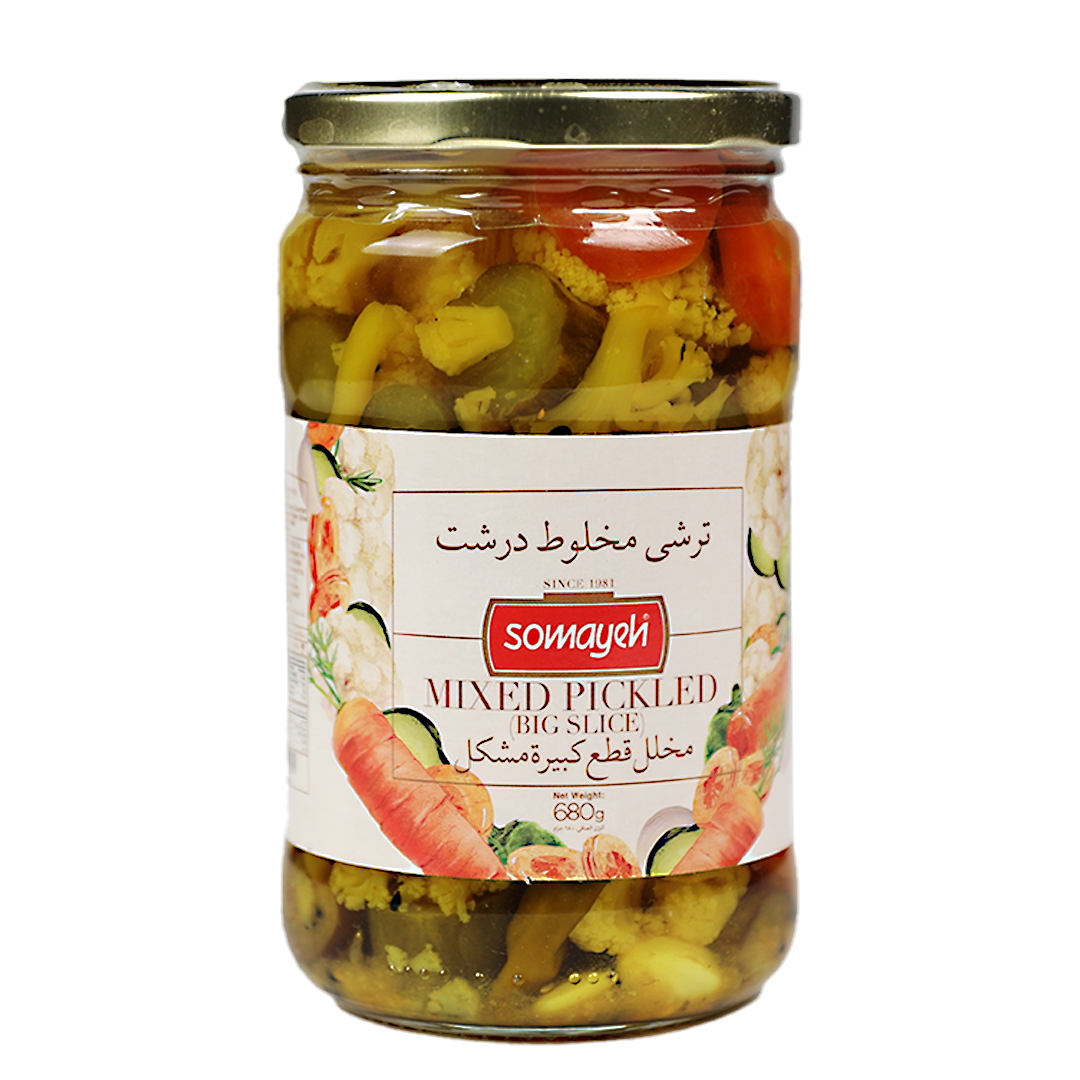 مخلل -  مشكل - سمية -  680غرام- حبات كبيرة -  (  SO-100 )