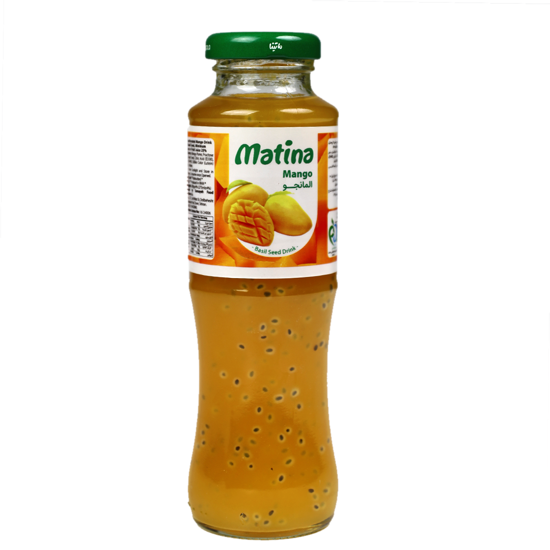 شراب المانجو ببذور الريحان من ماتينا الصورة الرئيسية