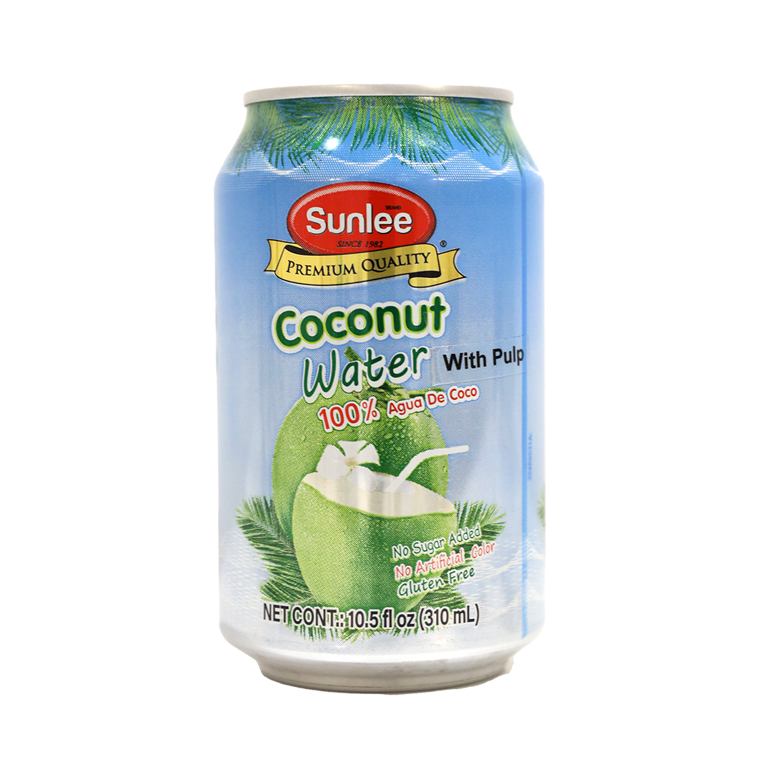 ماء جوز الهند الطبيعي مع الٌب (بدون سكر مضاف )310 مل