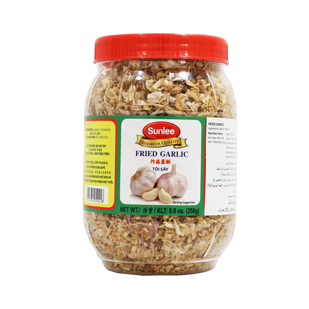 ثوم مقلي 250 جرم من شركة صن لي الصورة الرئيسية