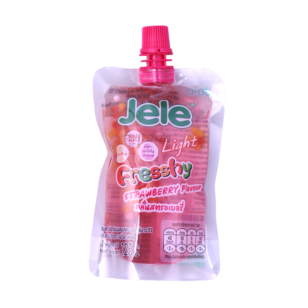 شراب الجيلي فريشي لايت بطعم الفراولة الطازجة مع حبيبات الجيلي الصورة الرئيسية