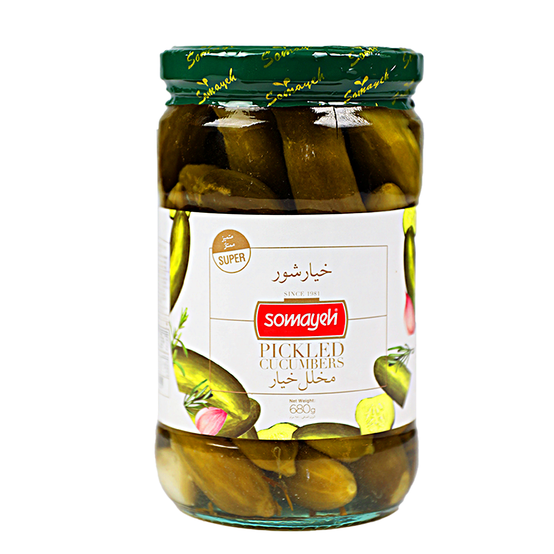 مخلل خيار 680 غرام (متميز )  (  SO-130 )